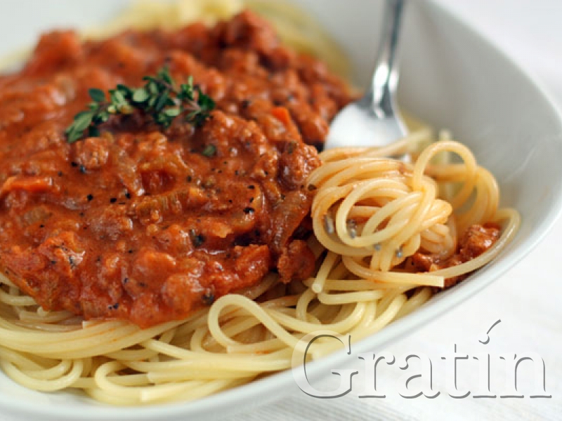 Рецепты блюд итальянской кухни: соус для спагетти