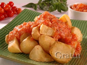 Бодрая картошка по-каталонски (вариант Patatas Bravas)