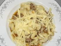 Макароны по-флотски с сыром Макароны по-флотски с сыром
