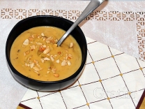Молочный суп с арахисовым маслом Молочный суп с арахисовым маслом