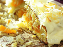 Кокосовый торт с курагой Кокосовый торт с курагой